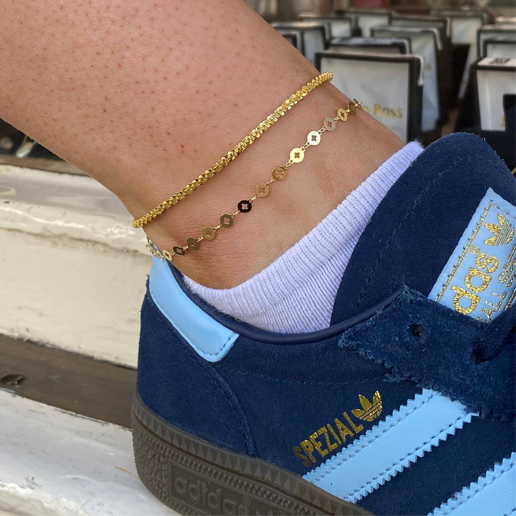 Sunshine Anklet Daisy Chain 24cm