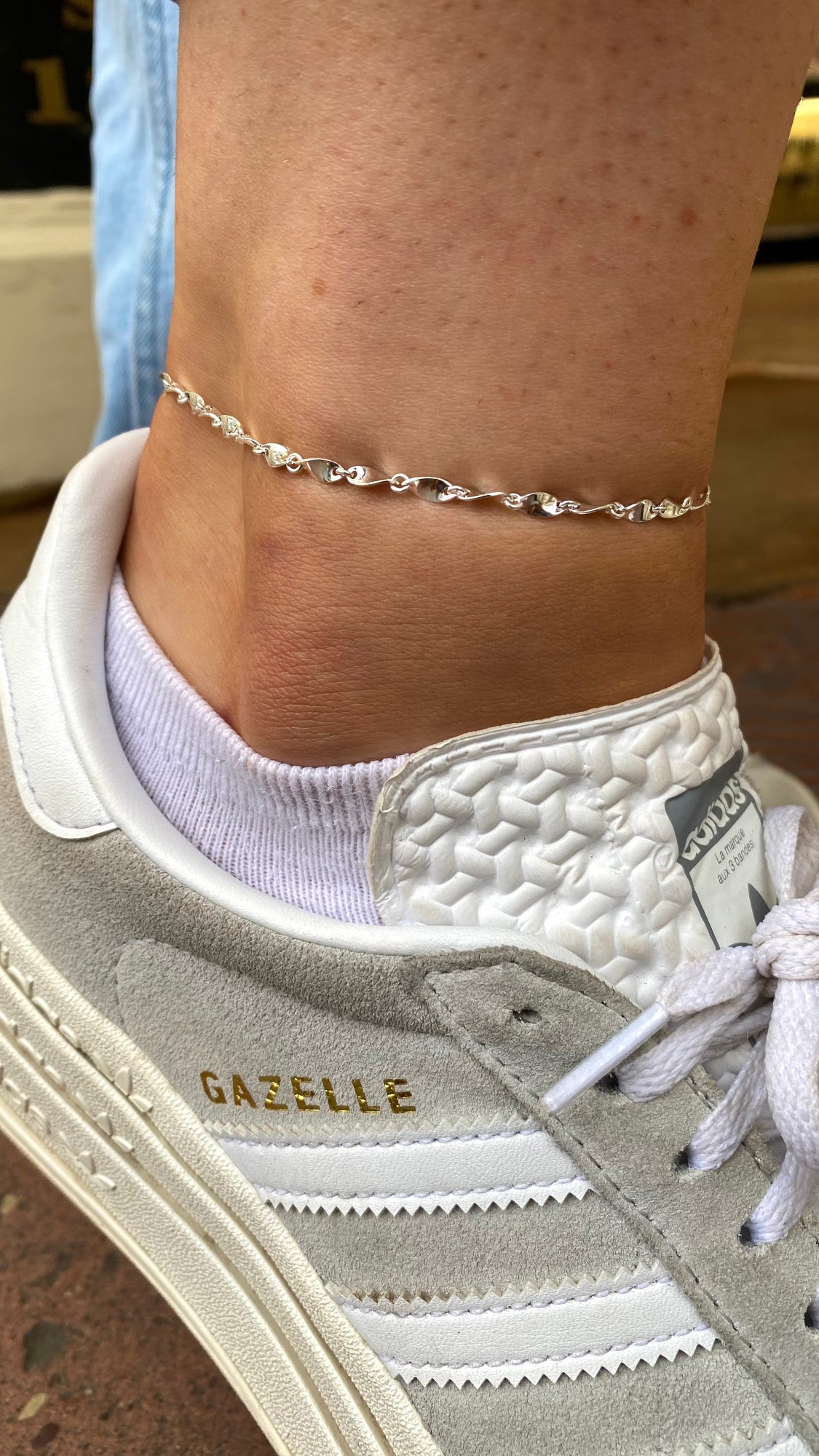 Silver Anklet - Soft Twist Chain - John Ross Jewellers
