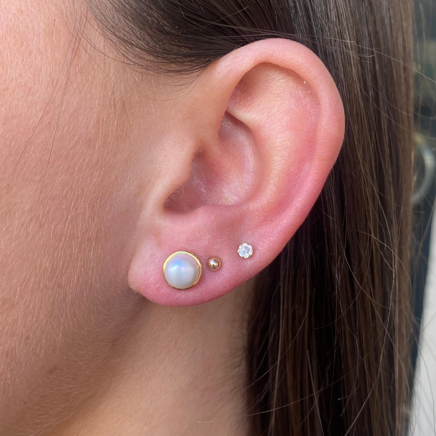 Sunshine 7mm Freshwater Pearl Stud Earrings - John Ross Jewellers