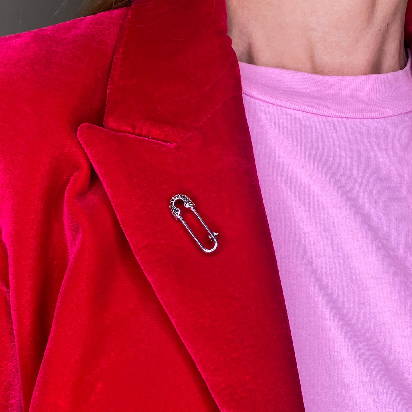 Silver Marcasite Baby Pin Brooch - John Ross Jewellers