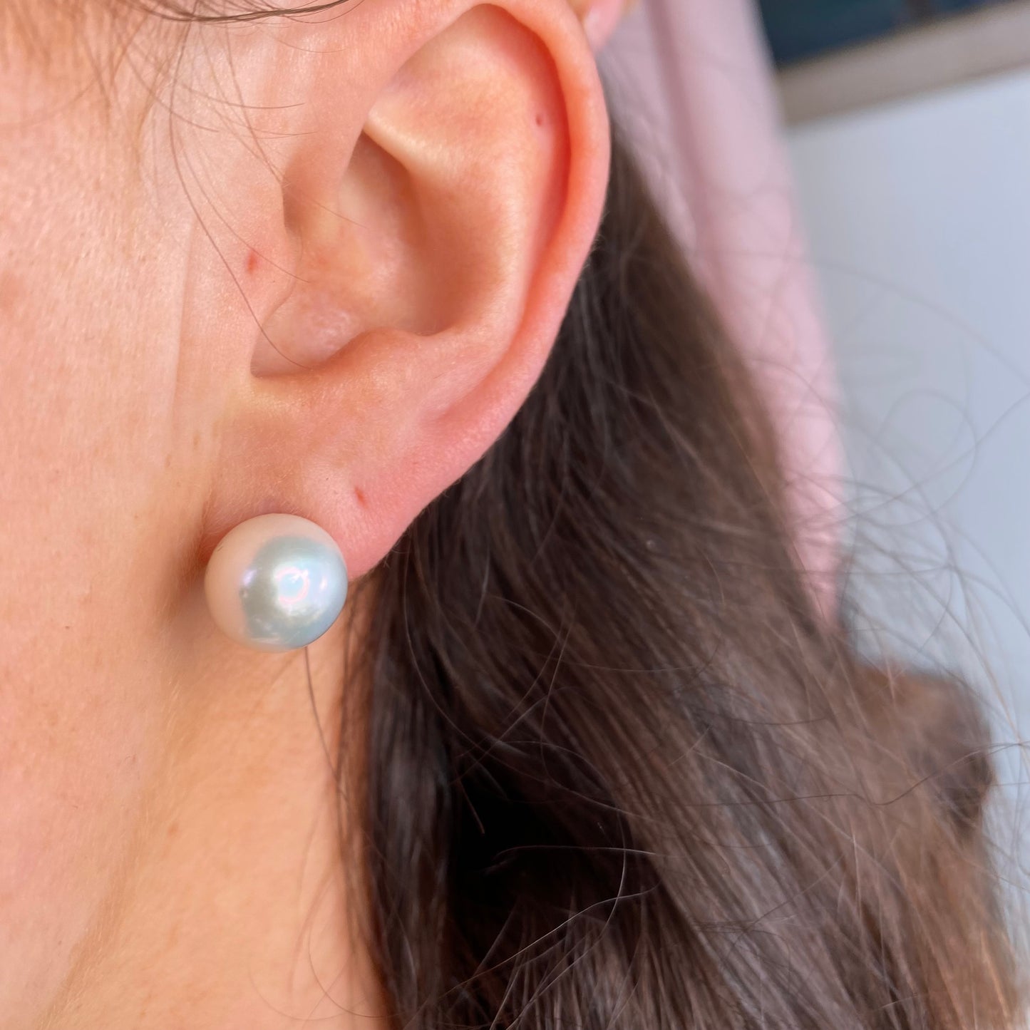 9ct Gold Freshwater Pearl Stud Earrings | 10mm - John Ross Jewellers