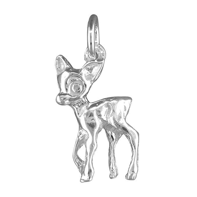 Silver Bambi Charm - John Ross Jewellers