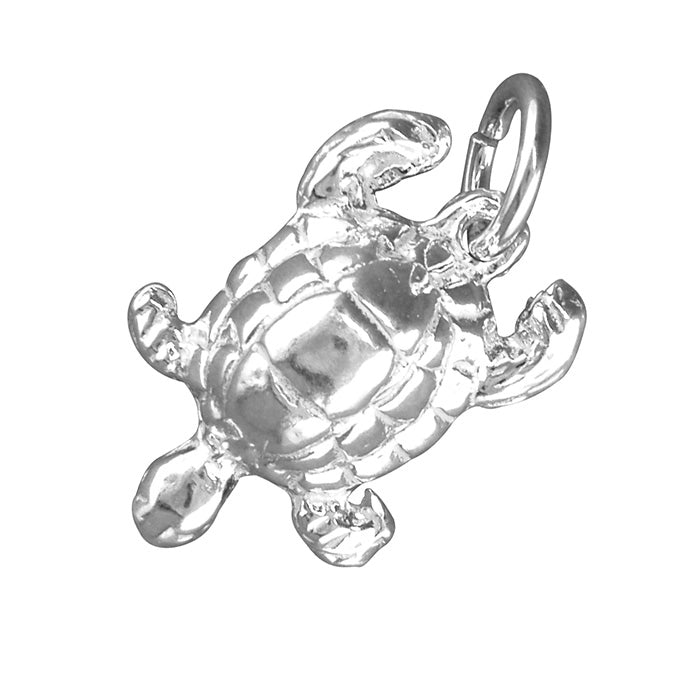 Silver Sea Turtle Charm - John Ross Jewellers
