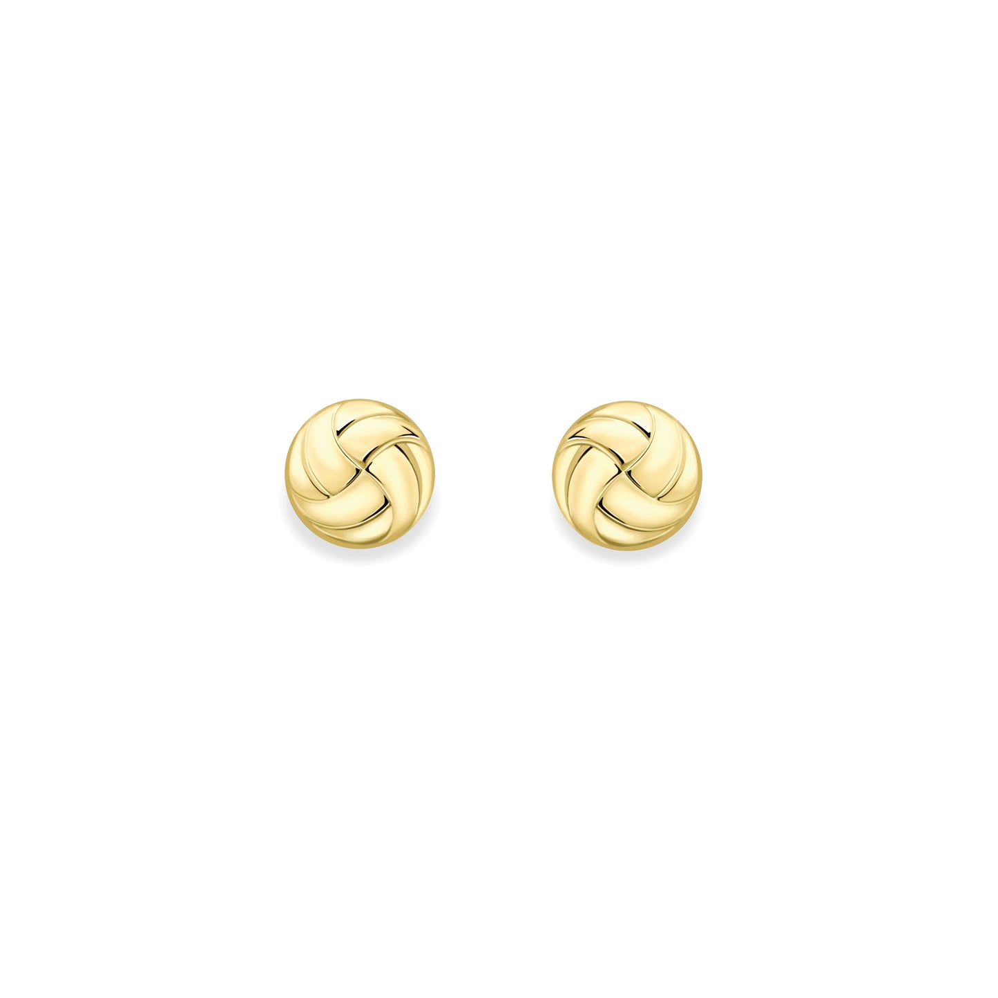 9ct Gold Knot Stud Earrings - John Ross Jewellers