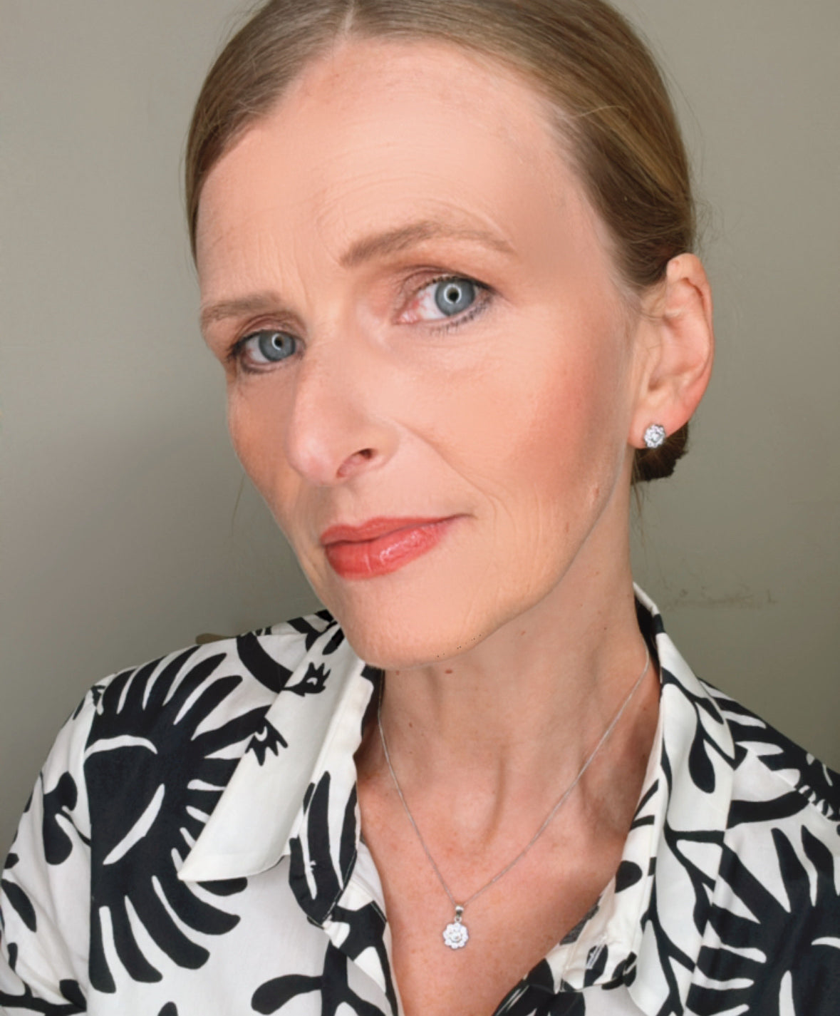 Silver Flora CZ Earring and Necklace Set - John Ross Jewellers