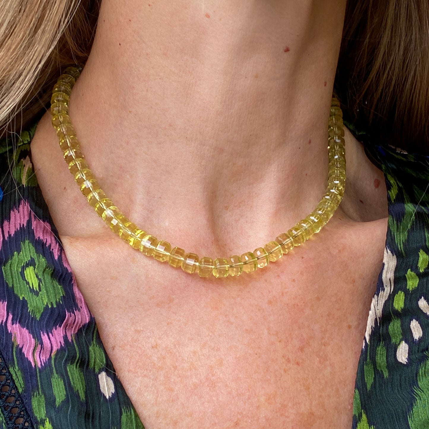 Lemon Quartz Necklace - John Ross Jewellers