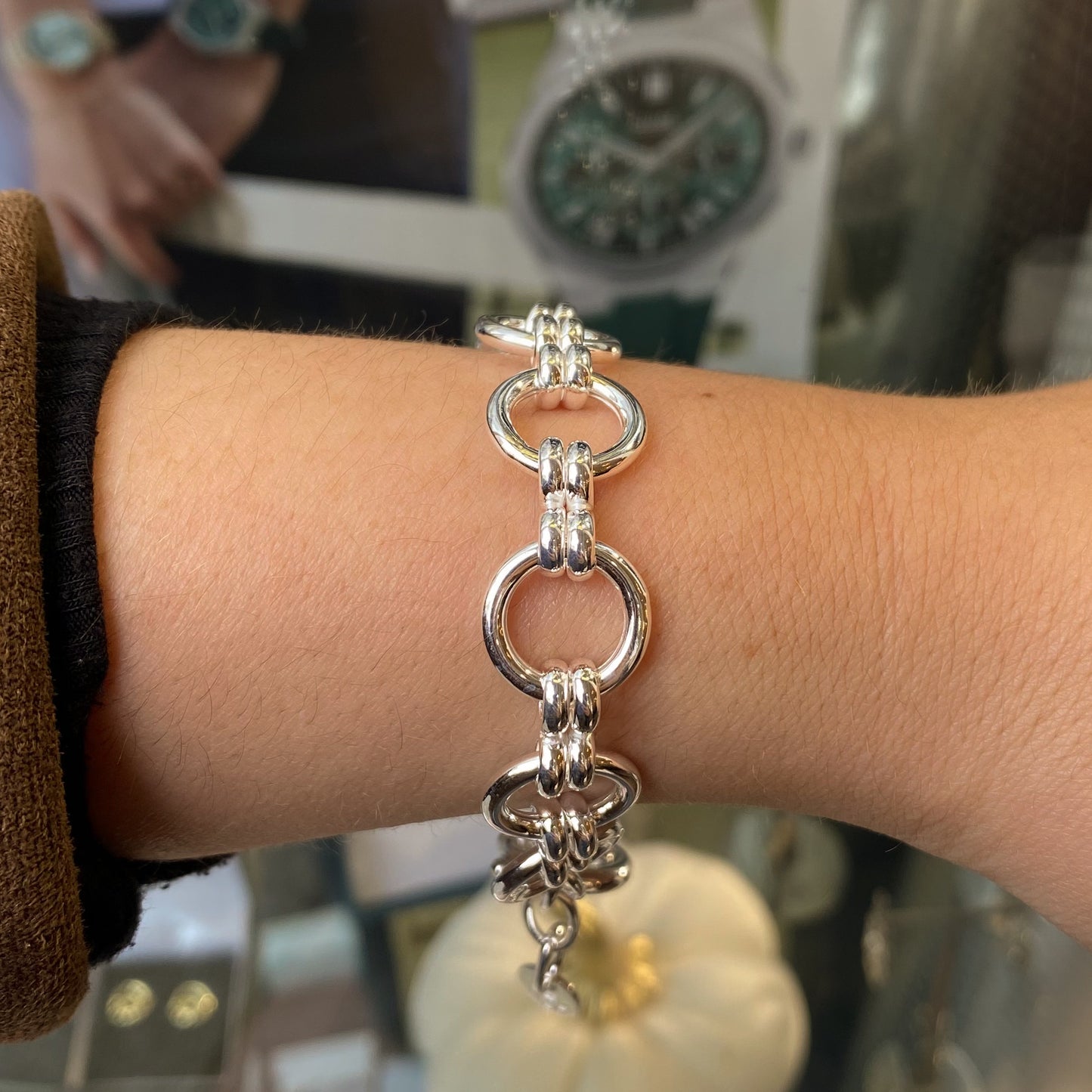 Silver Chunky Rio Bracelet - John Ross Jewellers