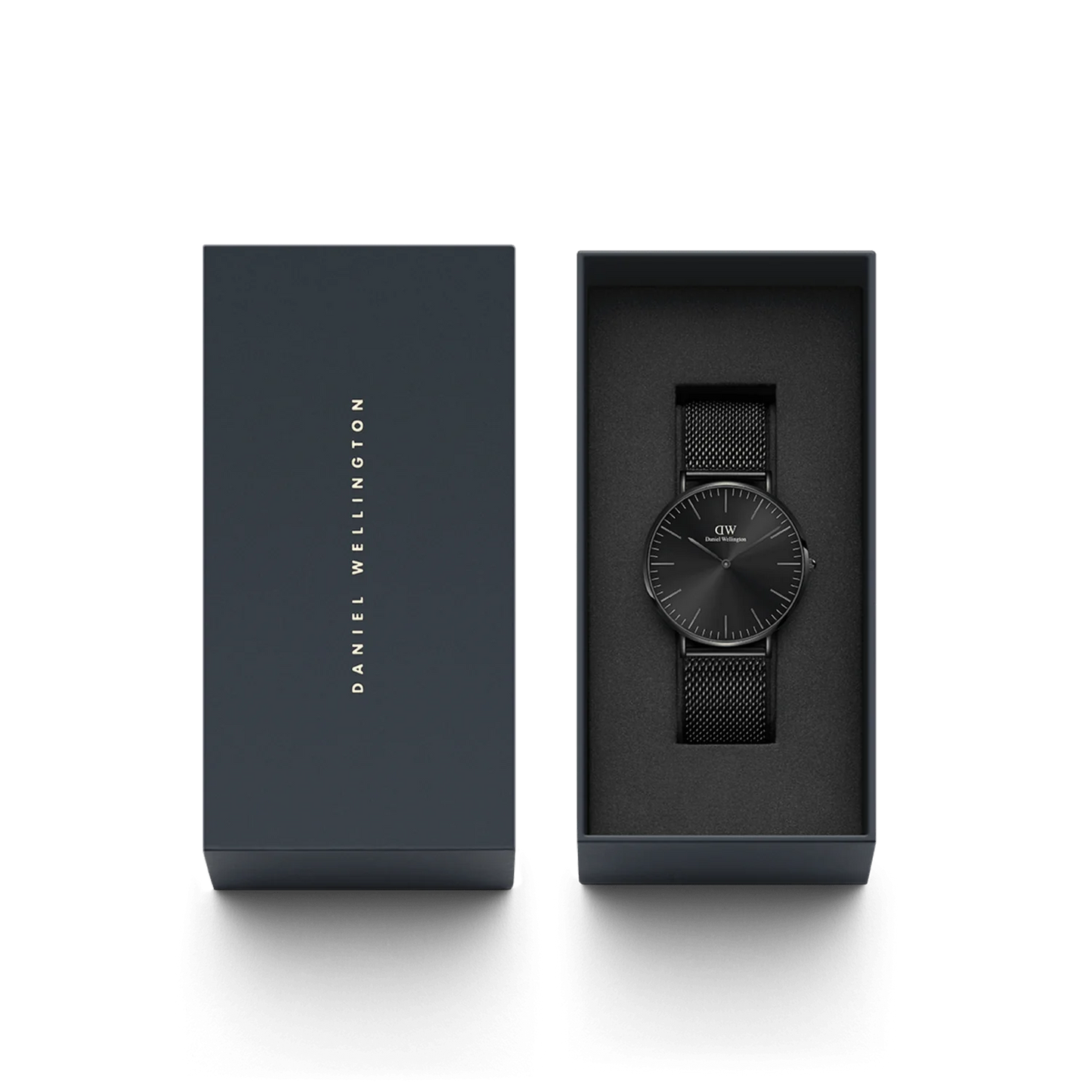 Daniel Wellington Classic Mesh Onyx | 40mm - John Ross Jewellers