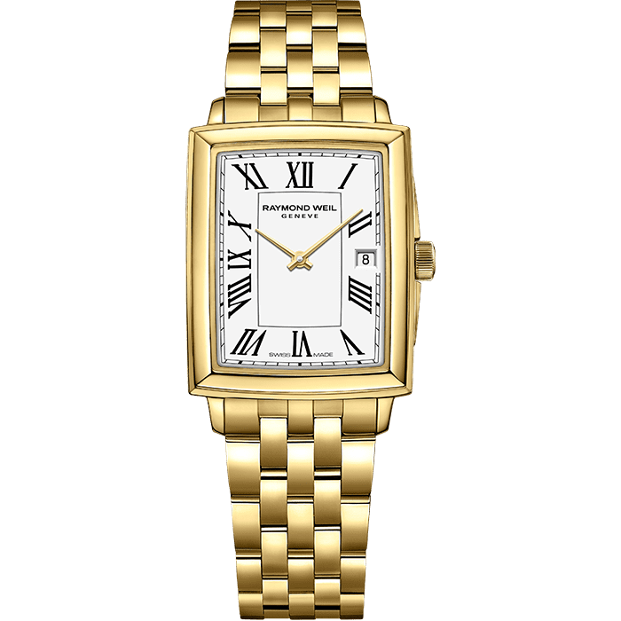 Raymond Weil Lady TOCCATA Rectangular x mm Gold, Roman