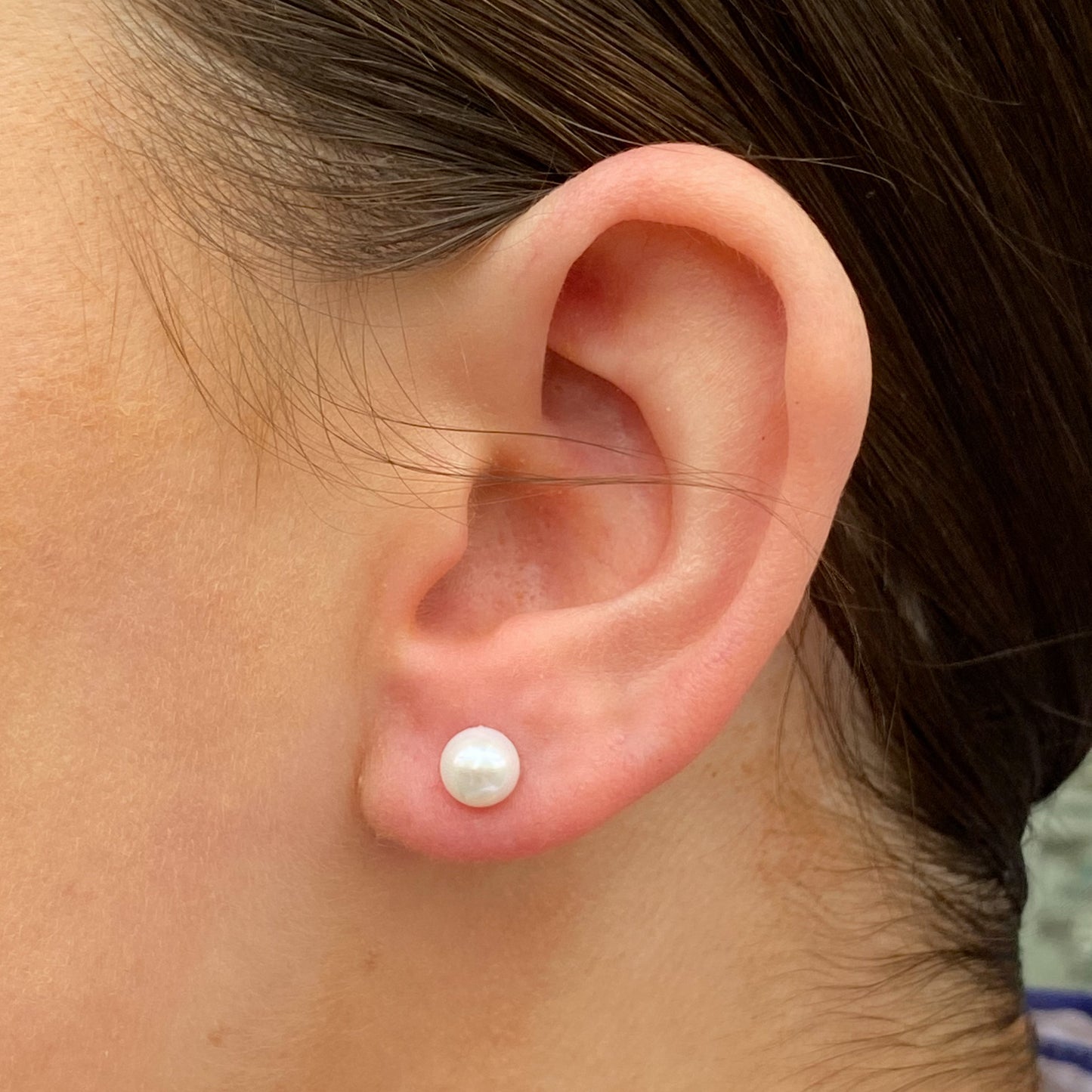 Silver Freshwater Pearl Stud Earrings | 5mm - John Ross Jewellers