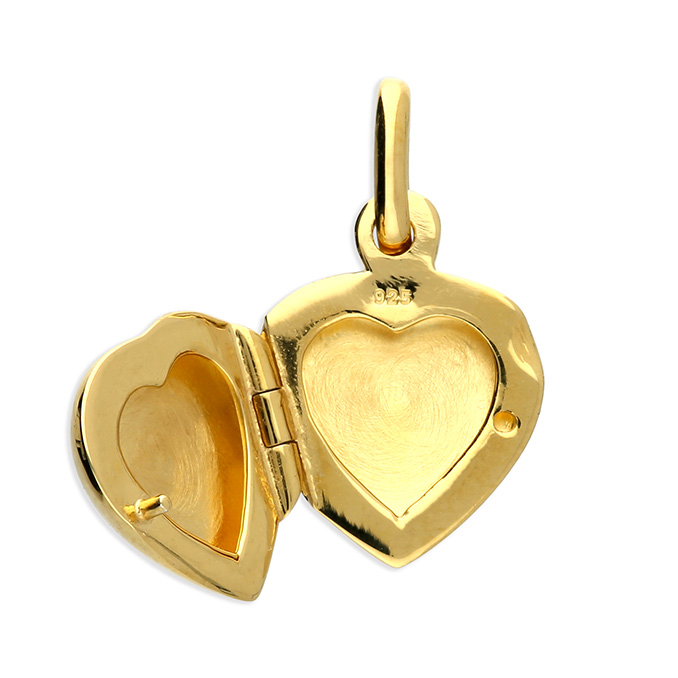 Sunshine Small Heart Locket Necklace - John Ross Jewellers