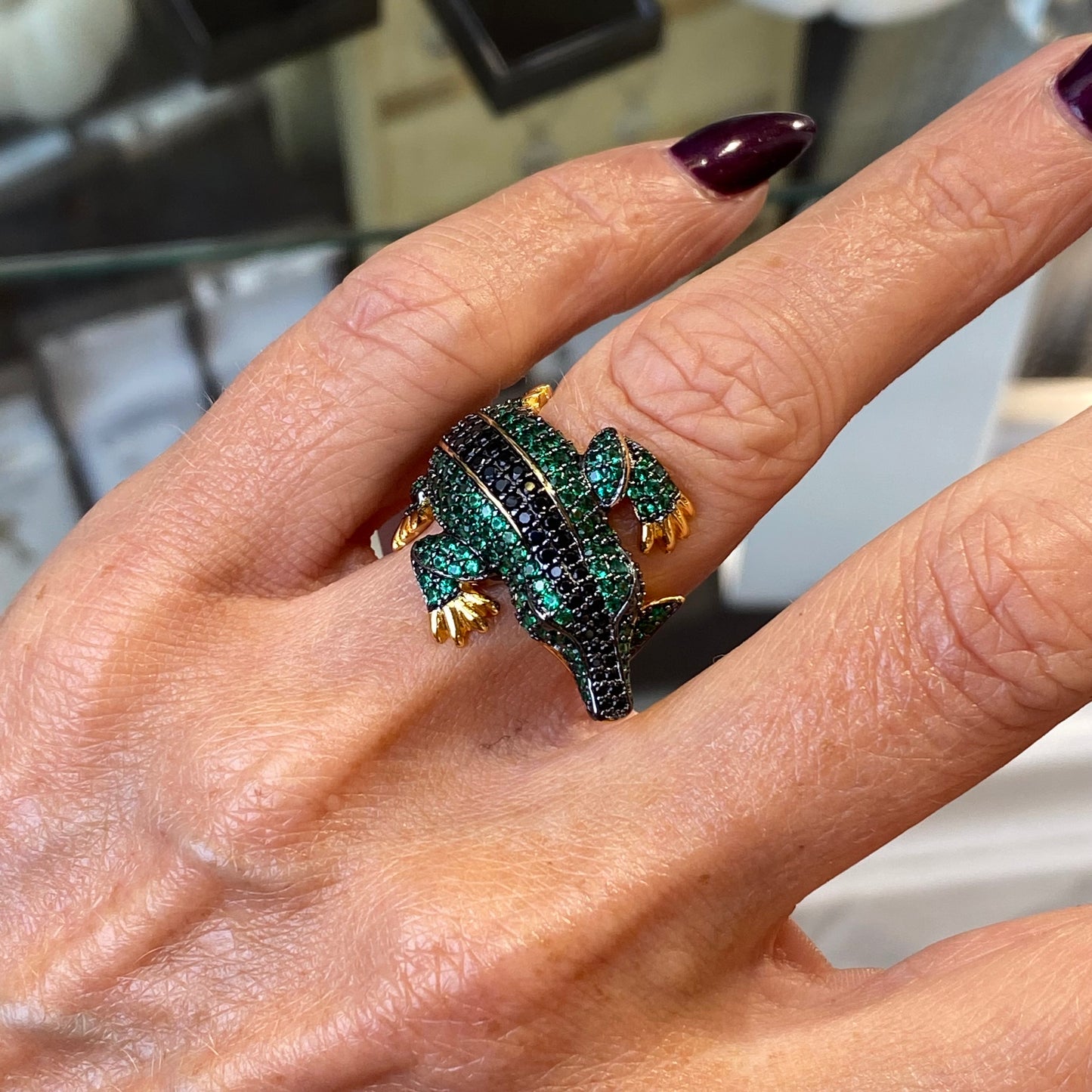 REBECCA Urban Jungle | Crocodile Ring - John Ross Jewellers