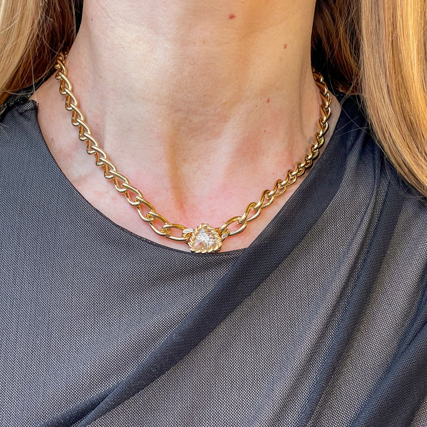 REBECCA Cocktail - Champagne Necklace - John Ross Jewellers