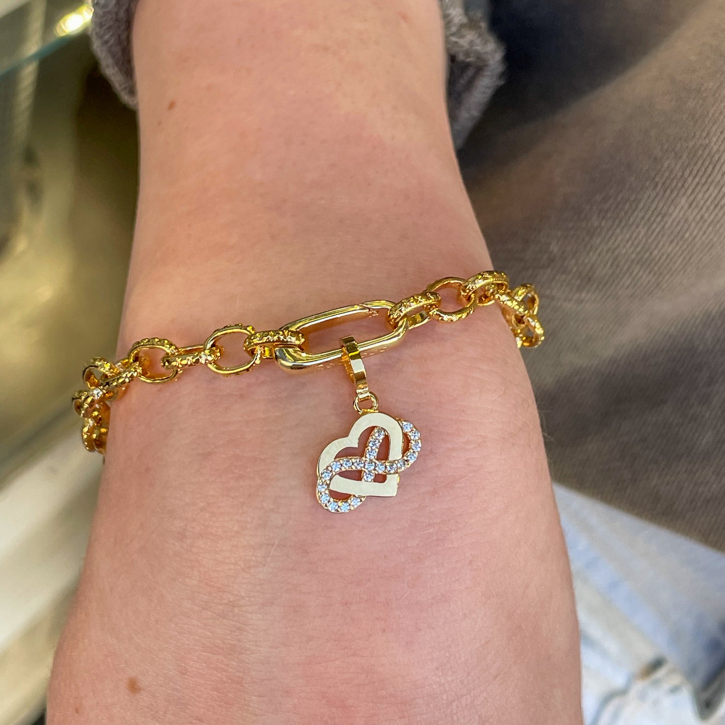 REBECCA MyWorld Charm - Gold | Infinite Love - John Ross Jewellers