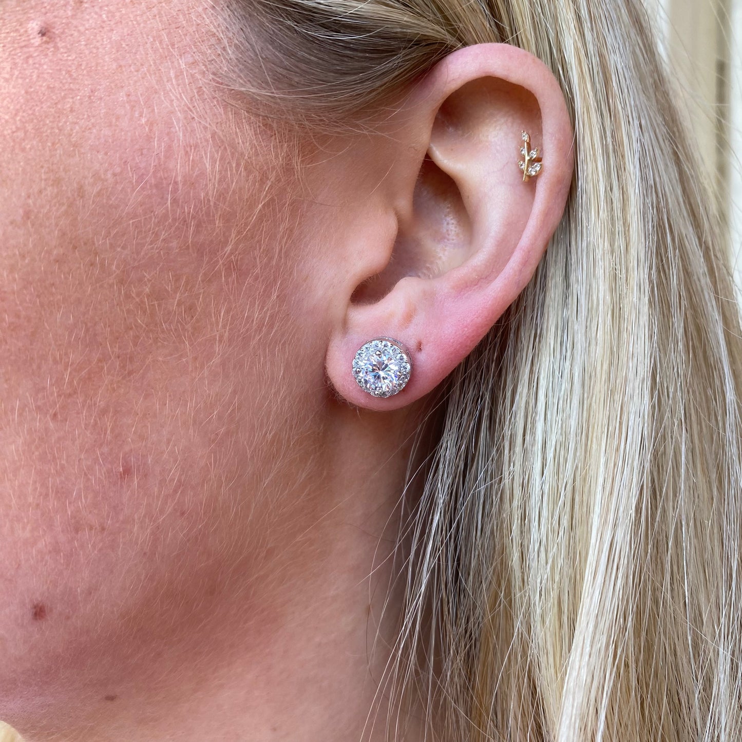Silver CZ Earrings - John Ross Jewellers