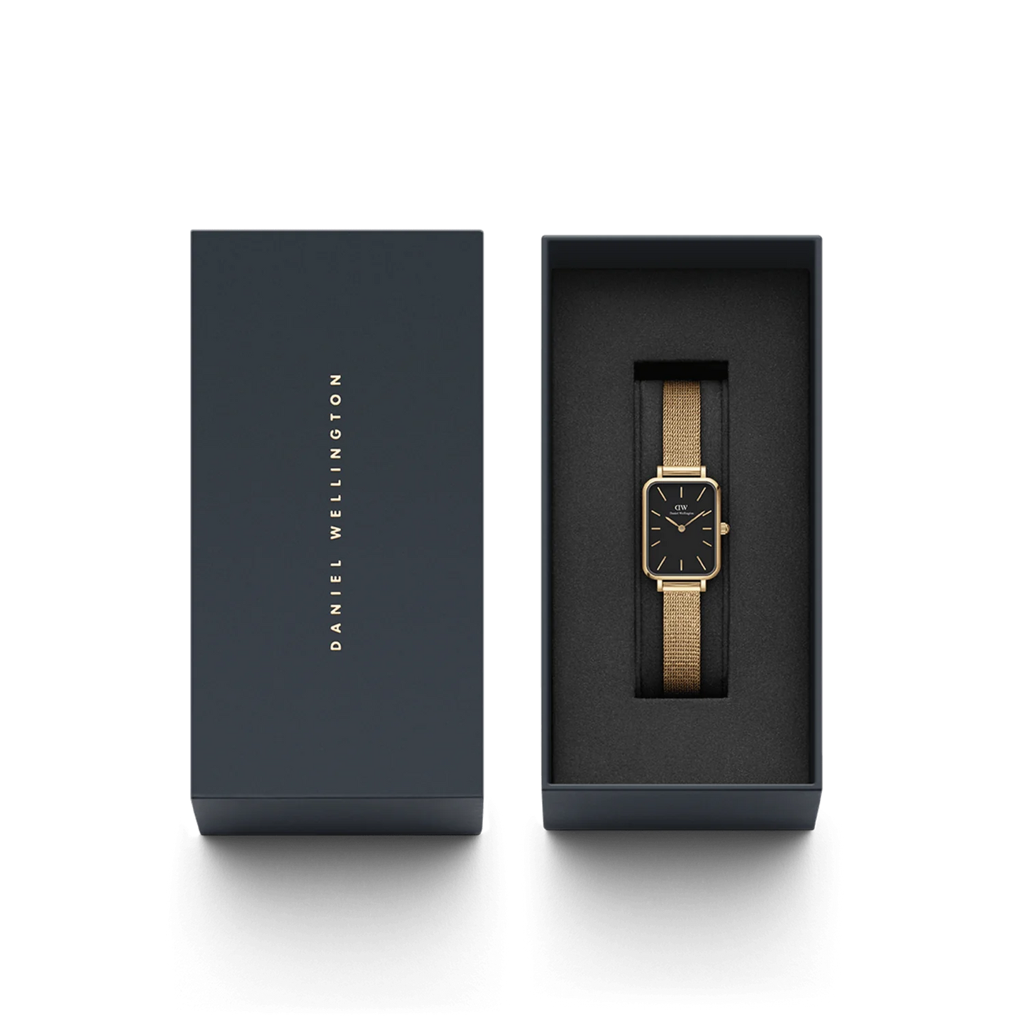 Daniel Wellington Quadro Pressed Evergold | Black - John Ross Jewellers