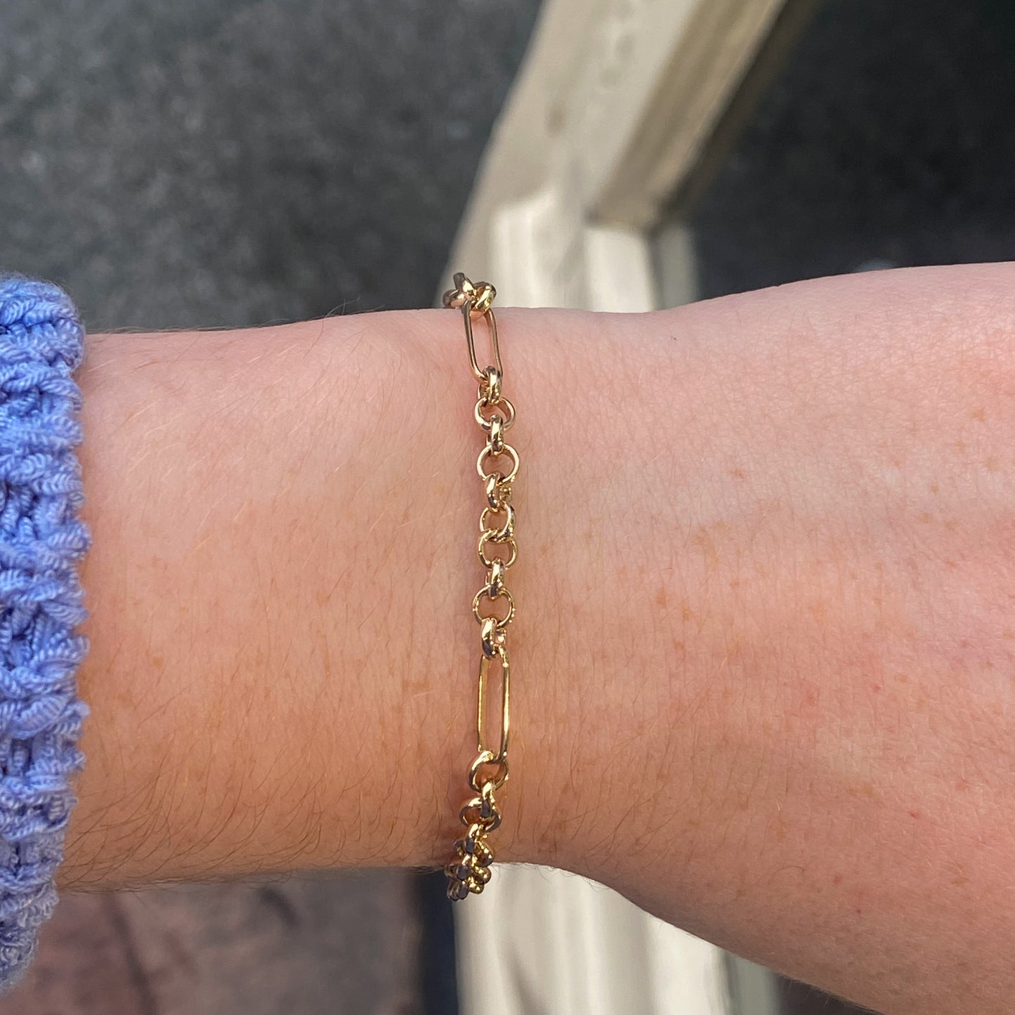 9ct Gold Belcher & Bar Bracelet - John Ross Jewellers