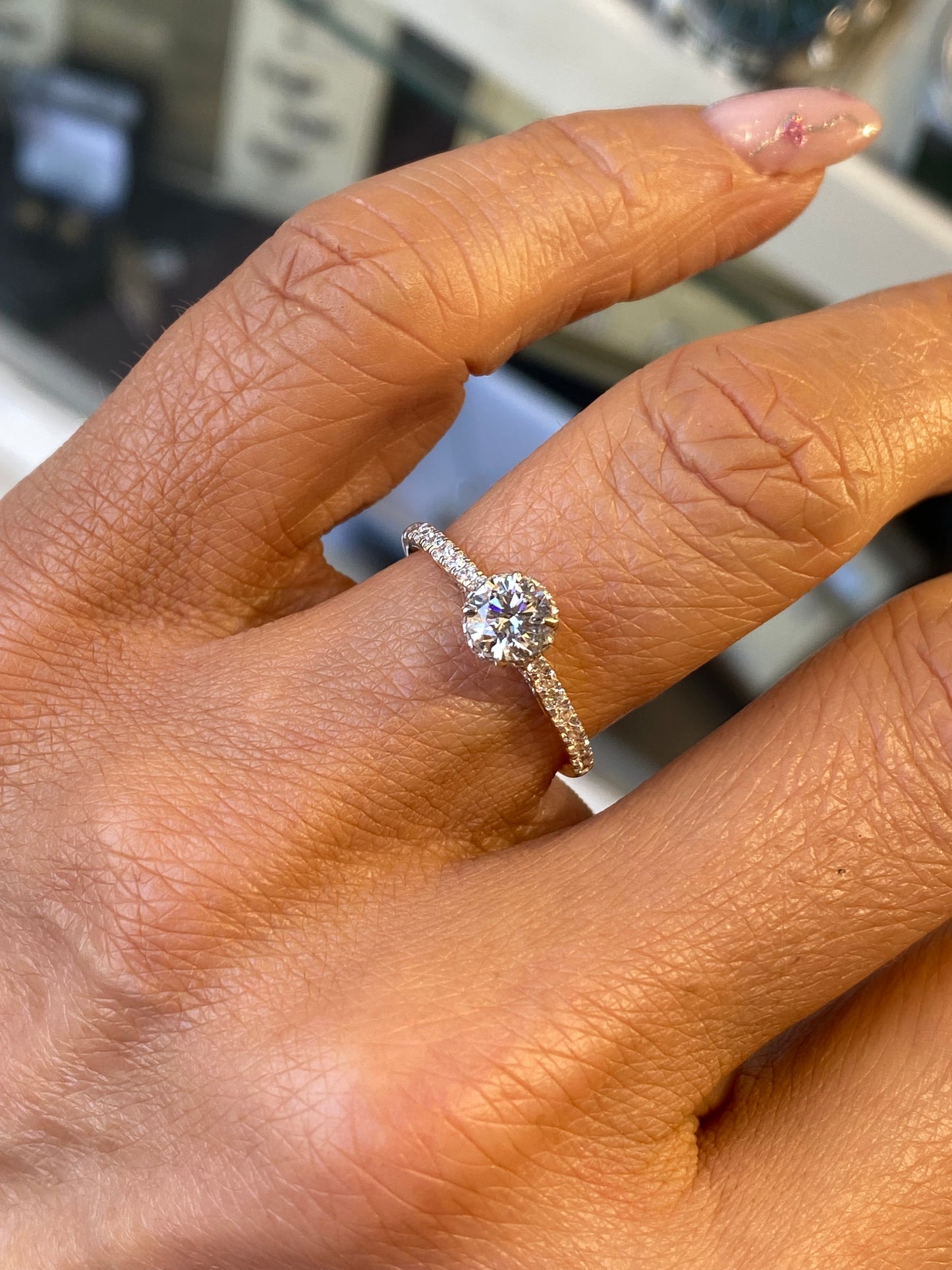 18ct Gold Solitaire Engagement Ring | Certificated Lab - John Ross Jewellers