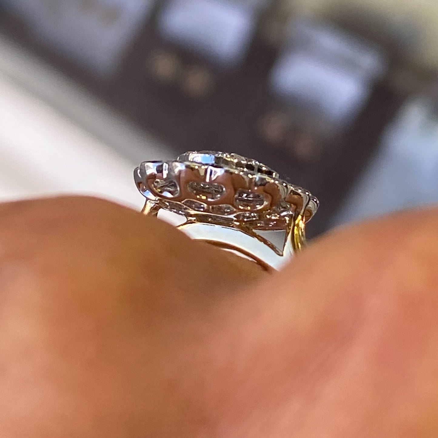 18ct Gold Diamond Cluster Ring | 1.16ct - John Ross Jewellers