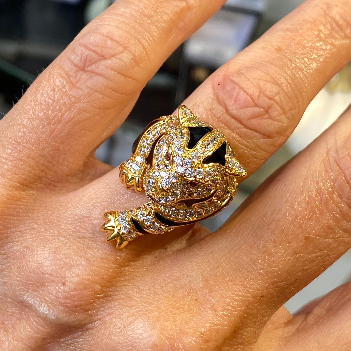 REBECCA Urban Jungle | Tiger Ring - John Ross Jewellers