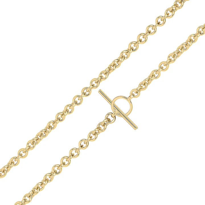 9ct Gold Solid Classic T-Bar Bracelet - John Ross Jewellers