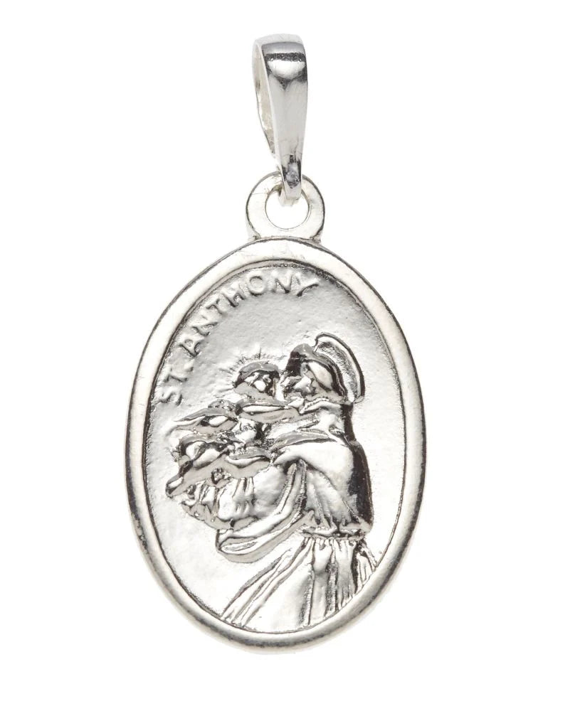 Silver St Anthony Medal - John Ross Jewellers