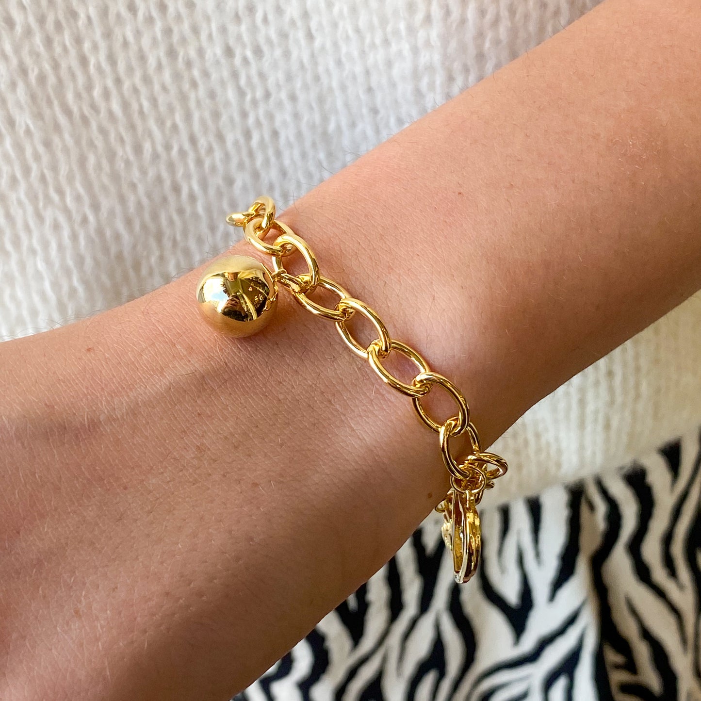 Sunshine Chunky Charm Bracelet - John Ross Jewellers