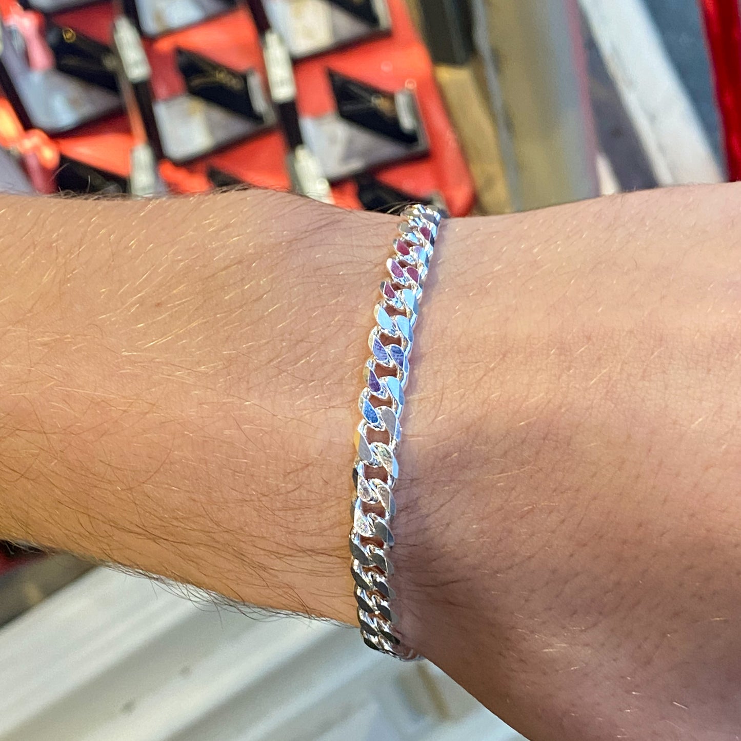 Silver Cuban Link Bracelet - John Ross Jewellers