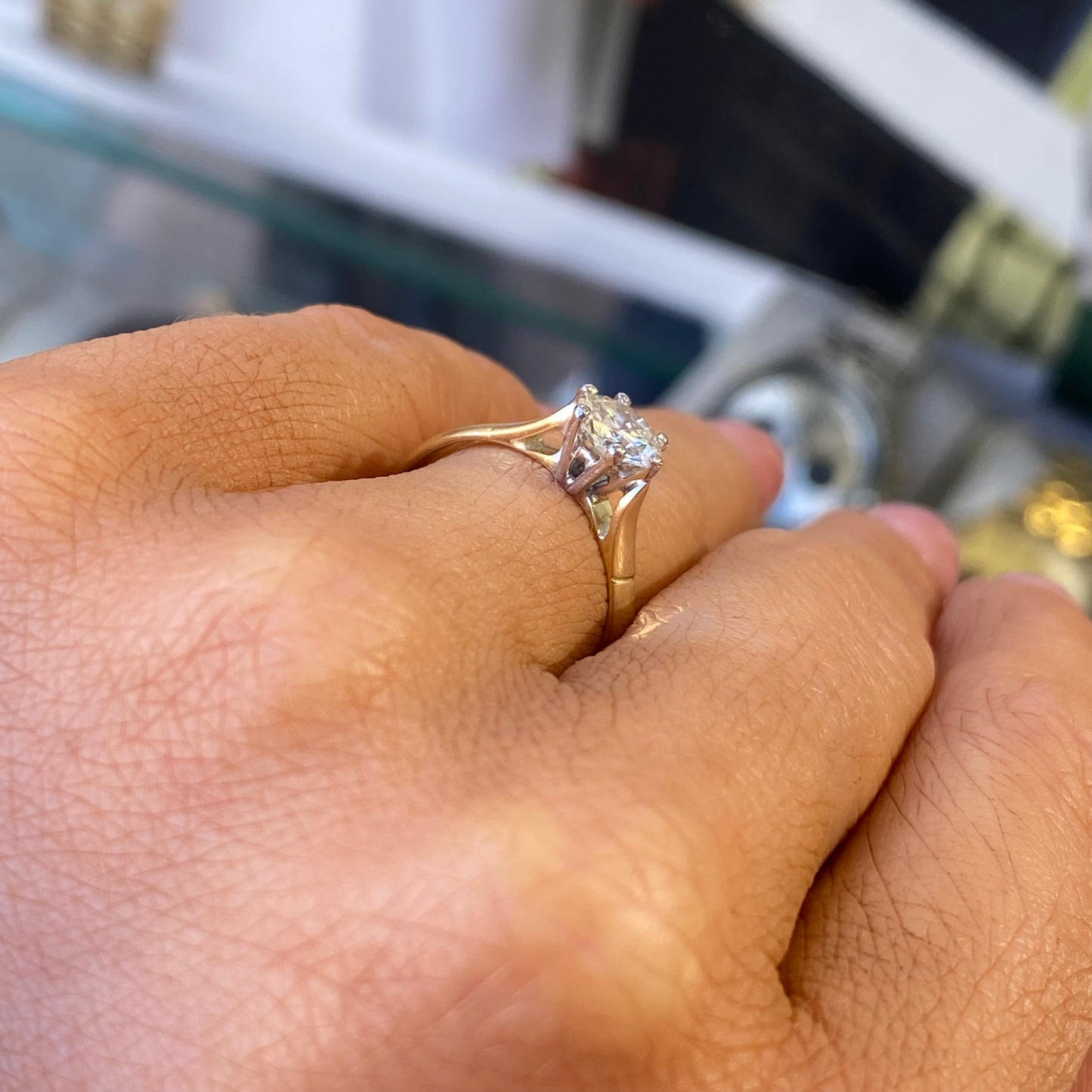 18ct Gold Diamond Solitaire Engagement Ring - John Ross Jewellers