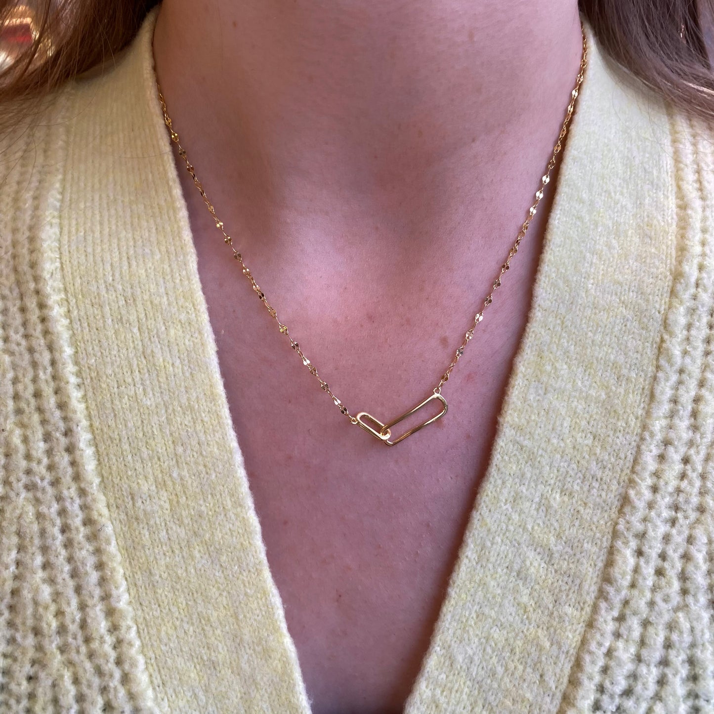 Sunshine Paperclip Unity Necklace - John Ross Jewellers