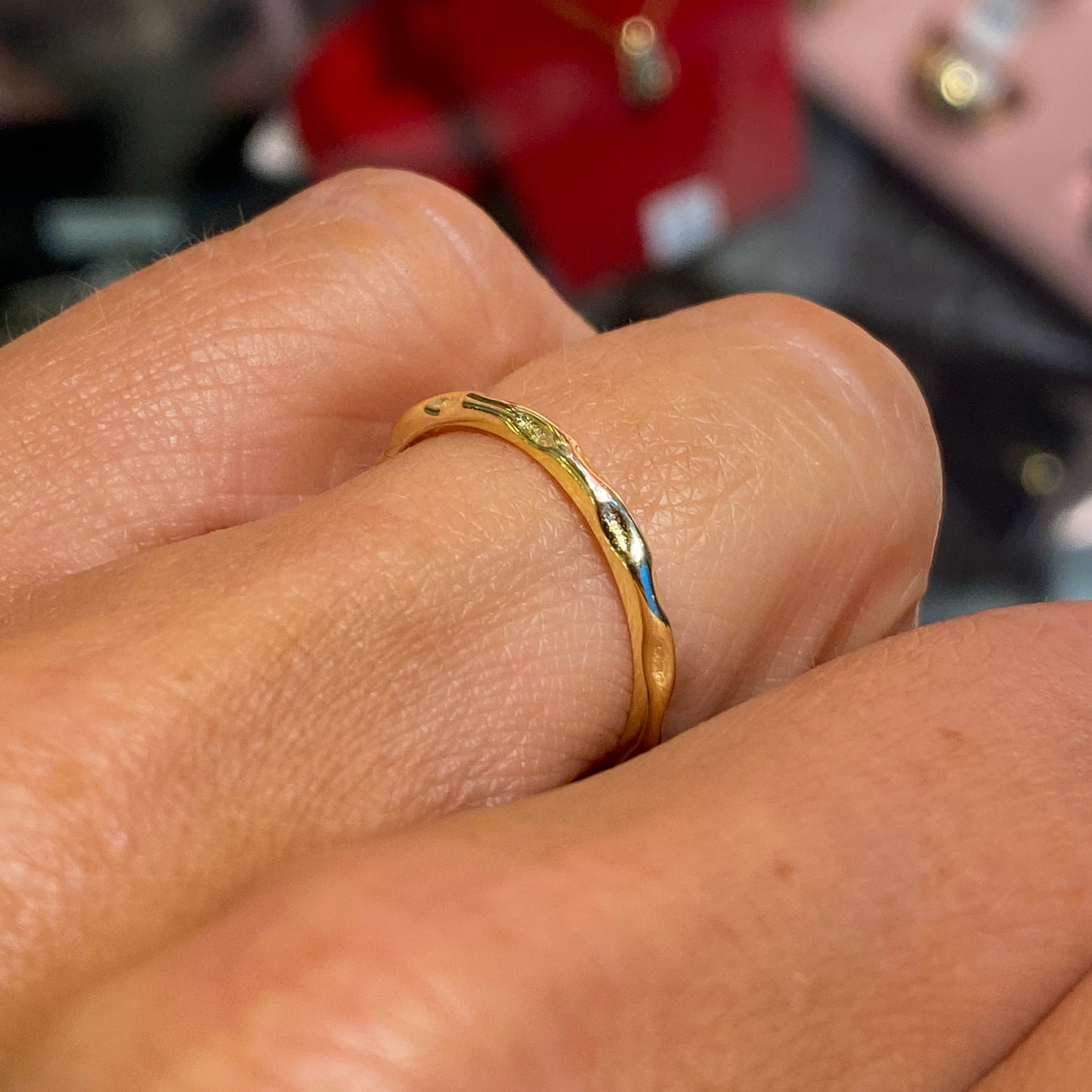 Sunshine Textured Ring - John Ross Jewellers