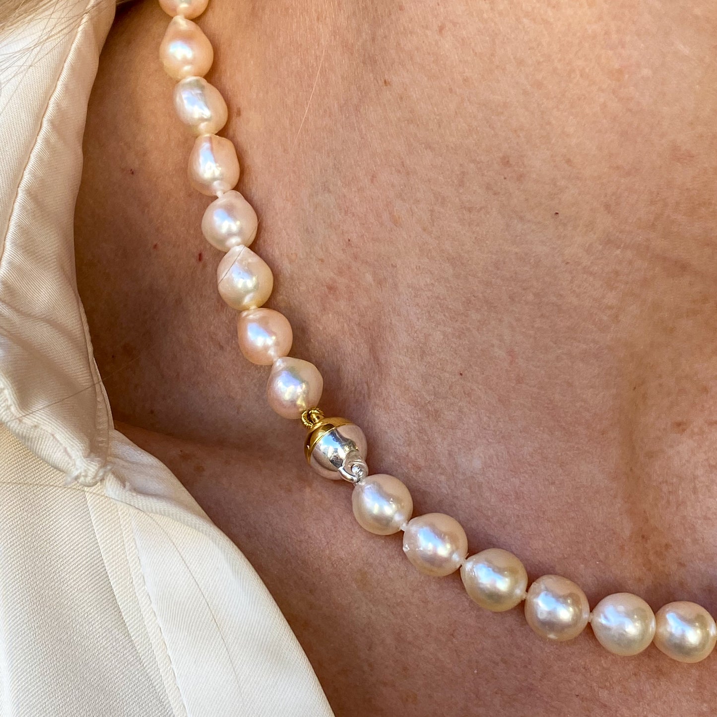 Akoya Cultured Pearl Necklace | 7.5mm-8mm - John Ross Jewellers