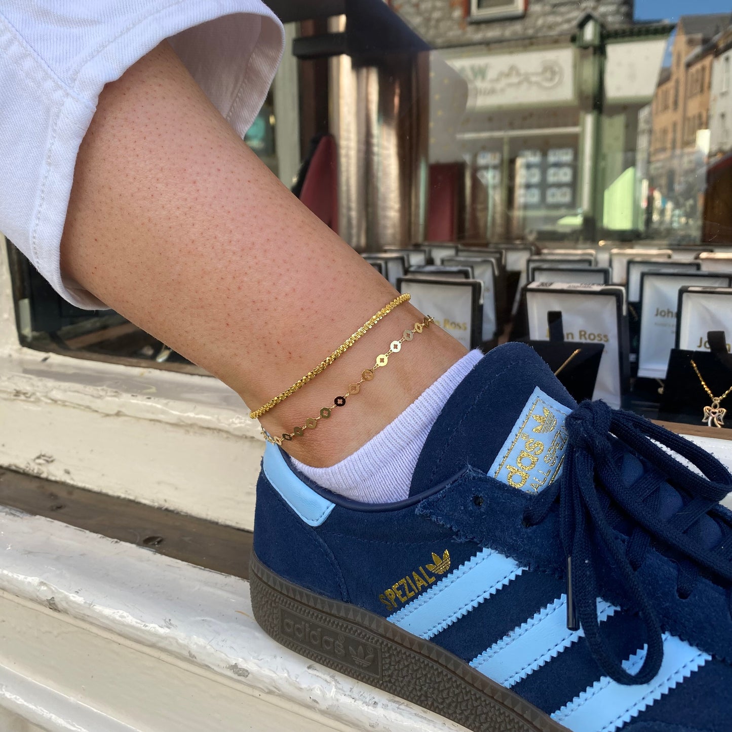 Sunshine Anklet - Daisy Chain | 24cm - John Ross Jewellers