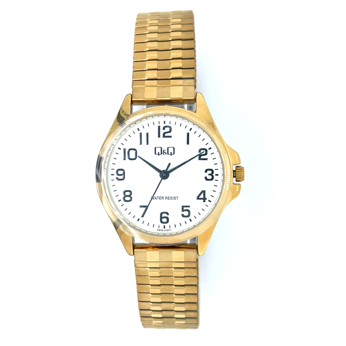 Q&Q Ladies Gold Watch with Expandable Strap