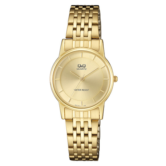 Q&Q Ladies Gold Multi-Link Watch - John Ross Jewellers