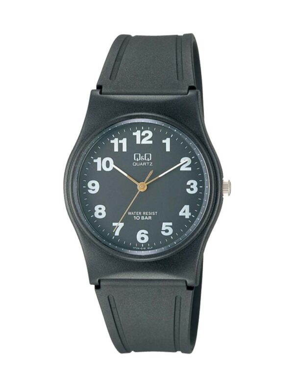 Q&Q Gents Black Silicone Watch - John Ross Jewellers