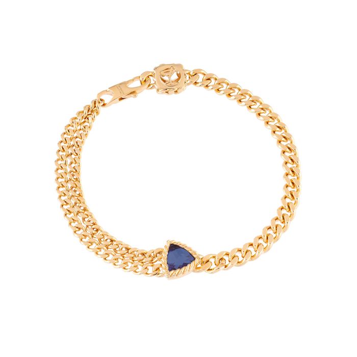 REBECCA Cocktail Double Bracelet With Indigo Stone - John Ross Jewellers