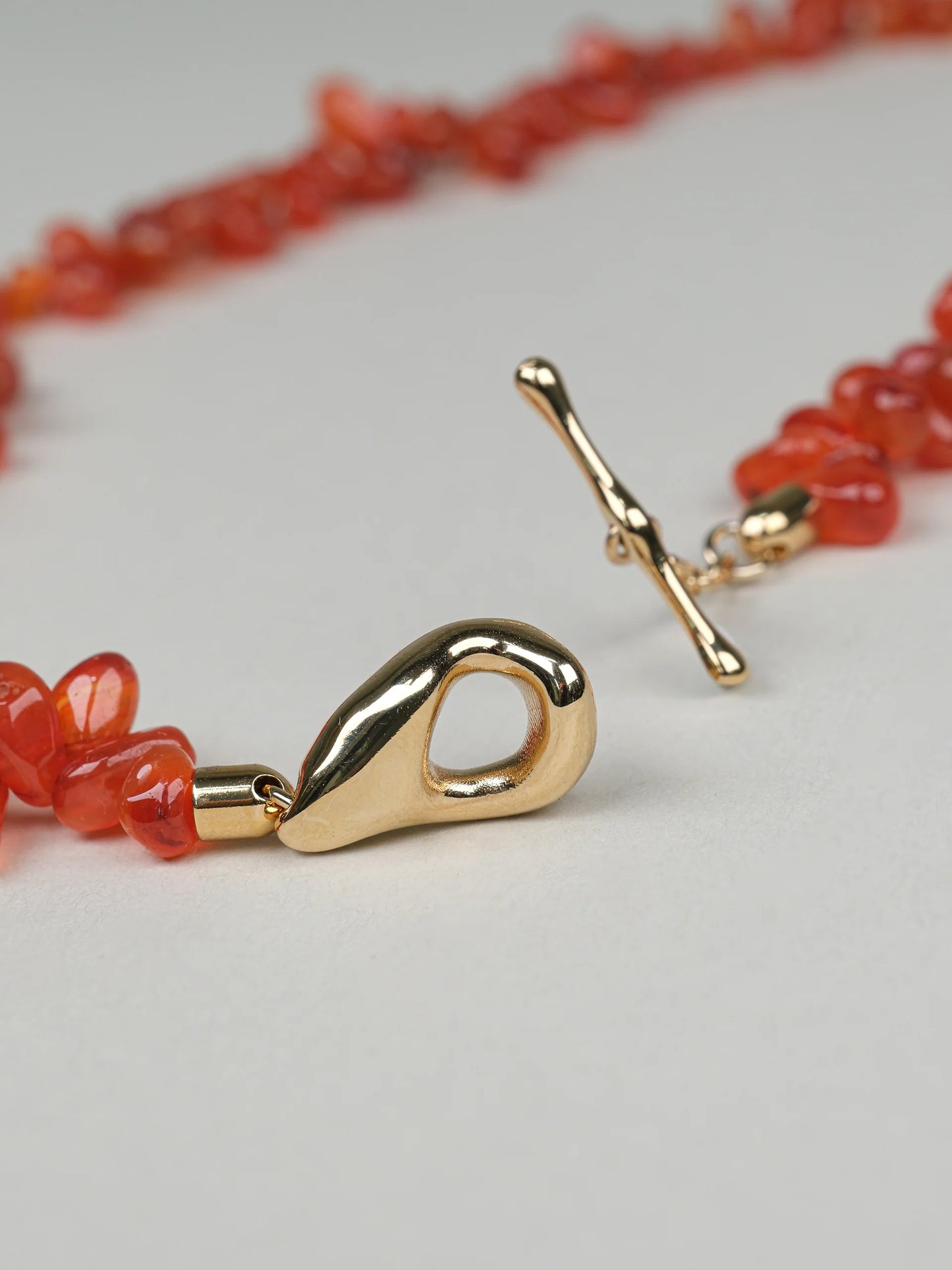 REBECCA Natural Carnelian Necklace