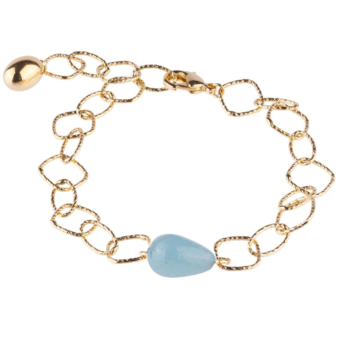 REBECCA Tulip Bracelet | Blue & Gold - John Ross Jewellers