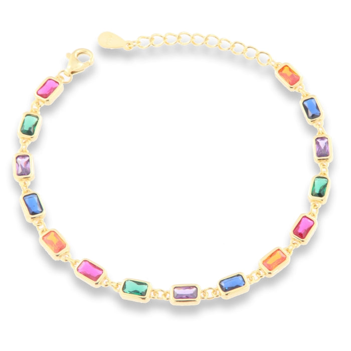 Sunshine CZ Tennis Bracelet | Colours - John Ross Jewellers