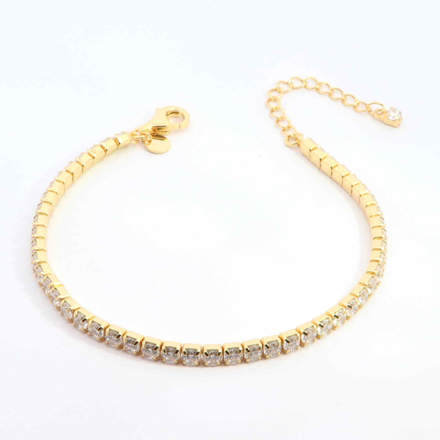 Sunshine 3mm CZ Tennis Bracelet | 17+4cm - John Ross Jewellers