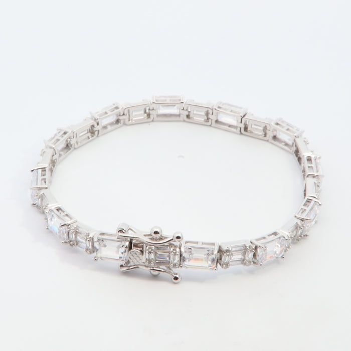 Silver CZ Tennis Bracelet | Mixed - John Ross Jewellers