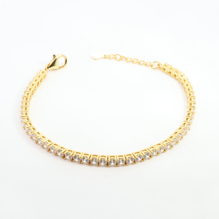 Sunshine CZ Tennis Bracelet | 3mm - John Ross Jewellers
