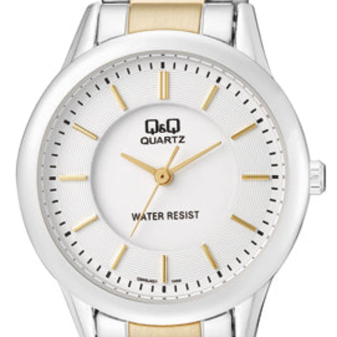 Q&Q Ladies Two Tone Three Link Watch - John Ross Jewellers