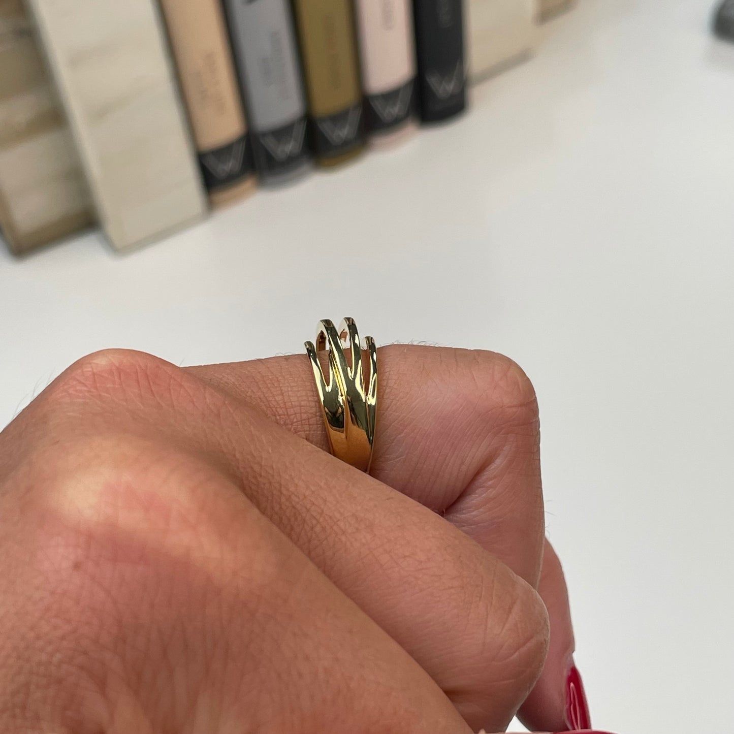 Sunshine Ribbed Ring - John Ross Jewellers