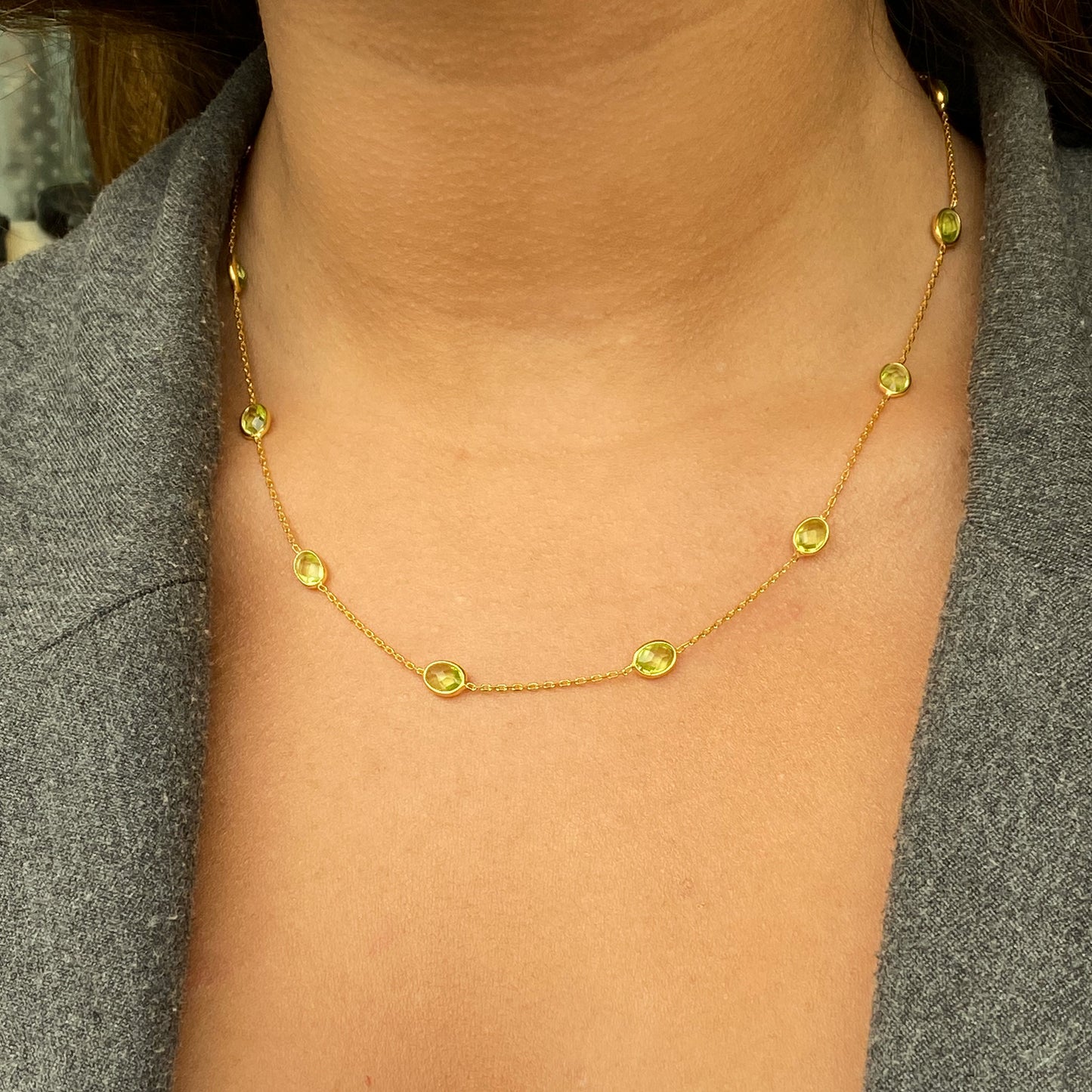 Sunshine Peridot Necklace - John Ross Jewellers