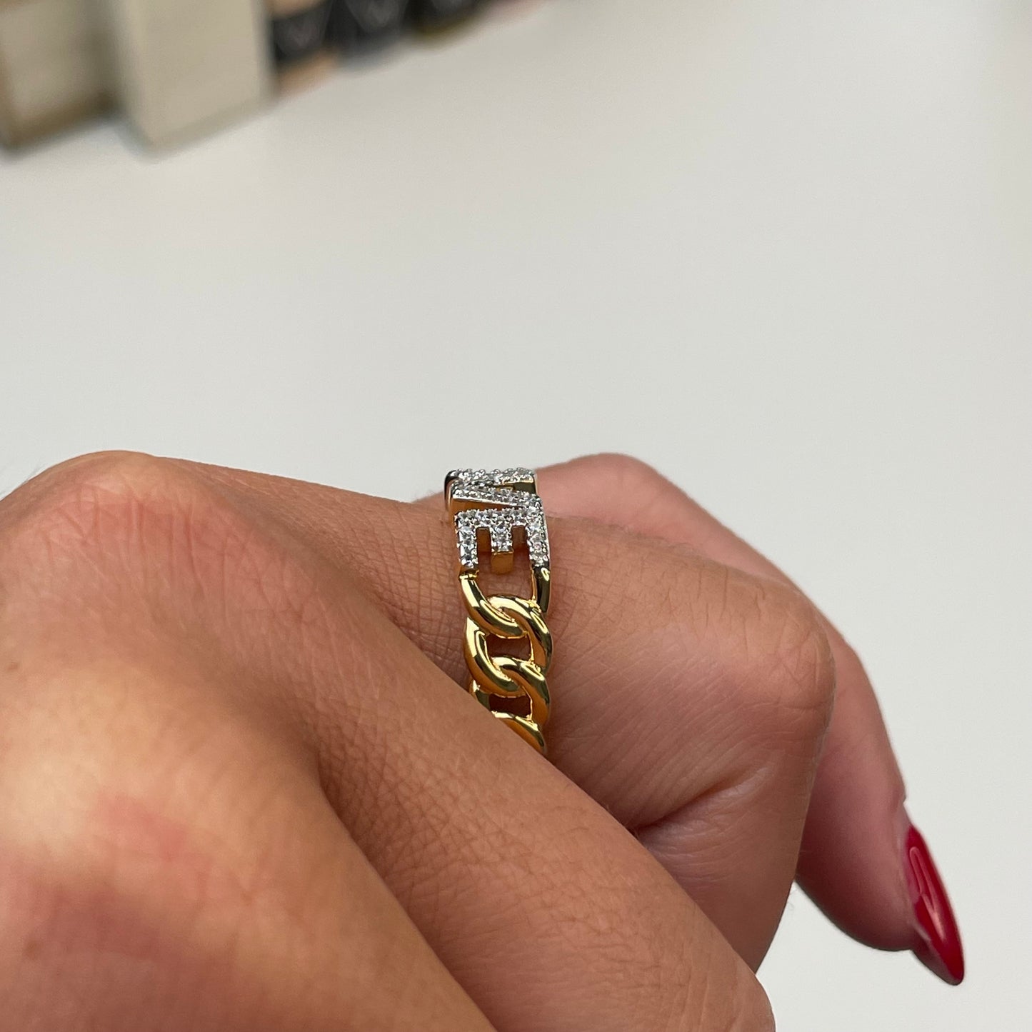 Sunshine CZ LOVE Ring - John Ross Jewellers