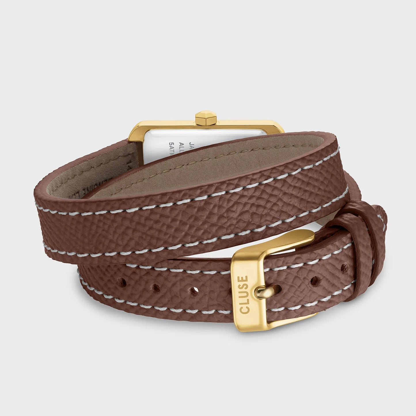 CLUSE Belisenna Double Leather Gold/Mocha - John Ross Jewellers