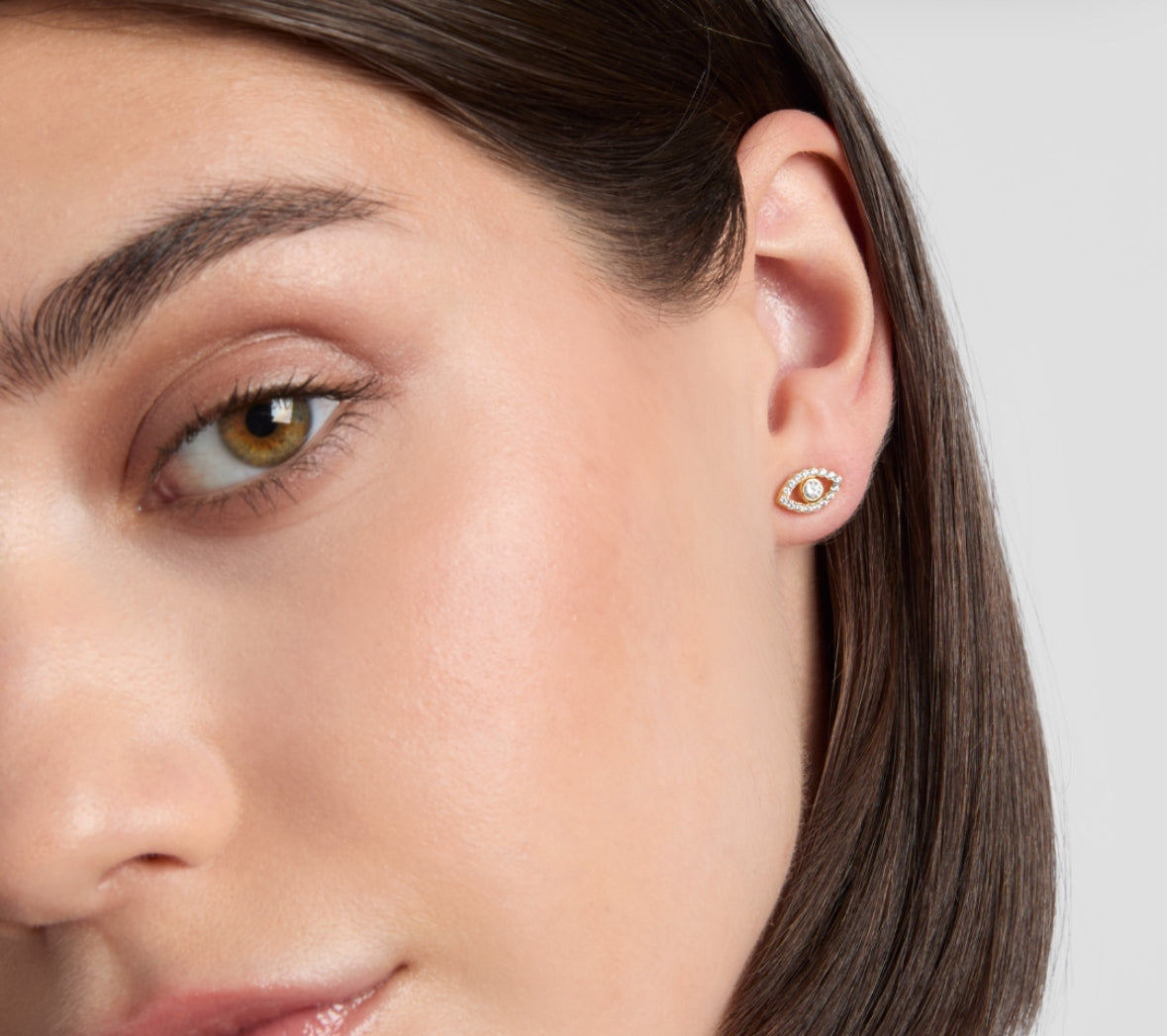 Sunshine Evil Eye Stud Earrings - John Ross Jewellers