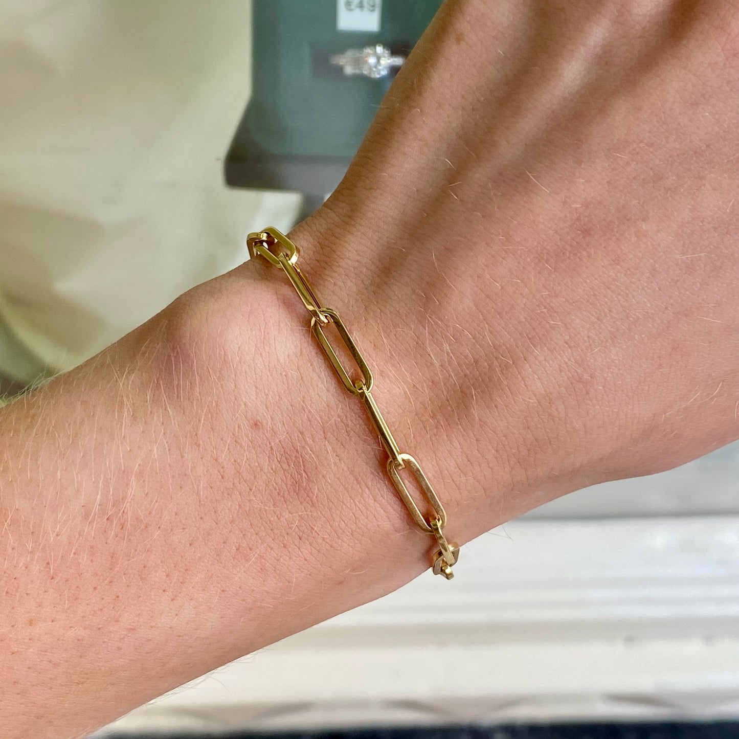 9ct Gold T-Bar Bracelet